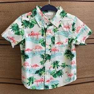 Janie and Jack 12-18 months short sleeve Hawaiian